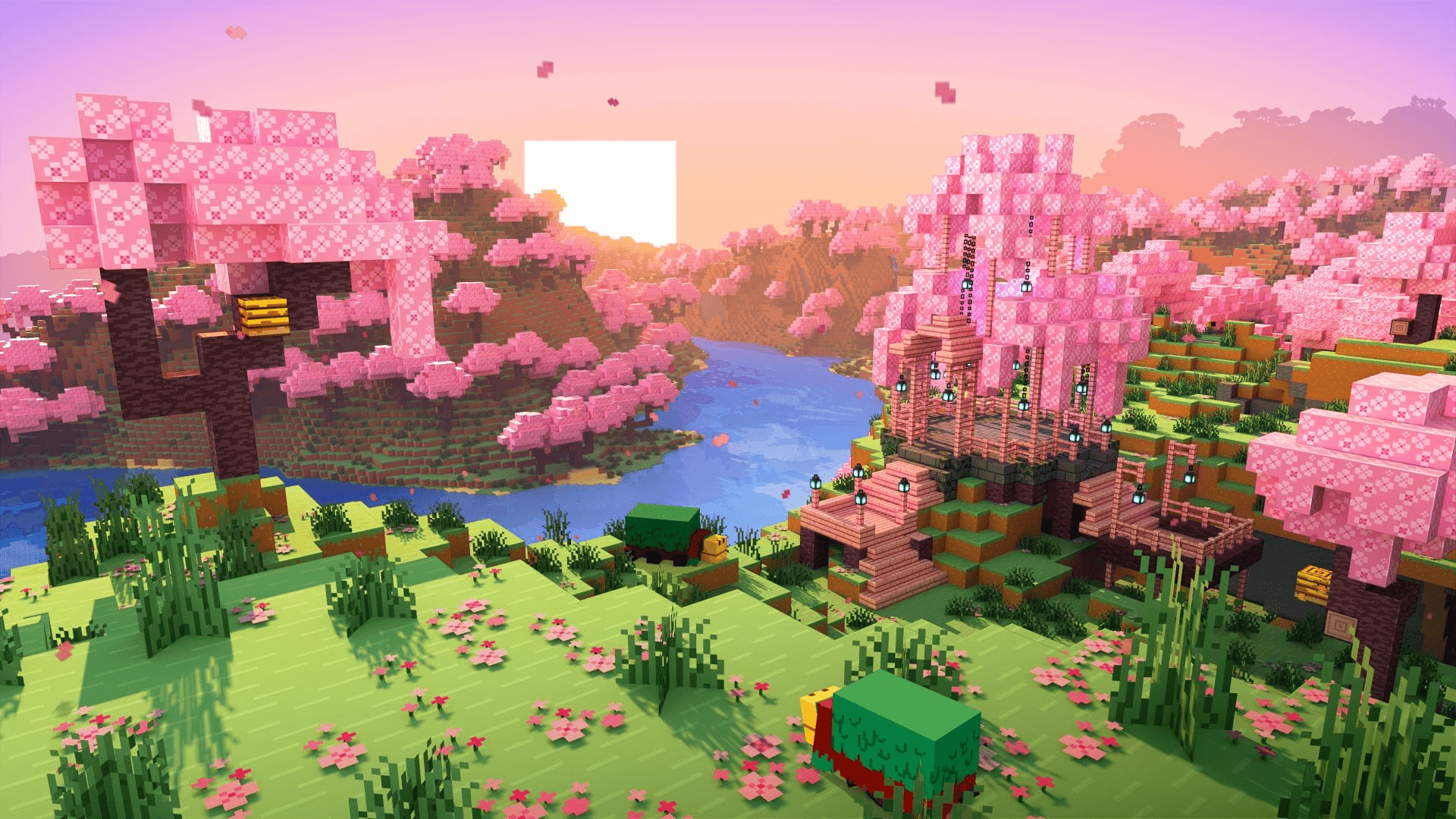 Epic Minecraft landscape